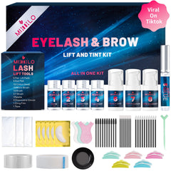 Duoffanny lash lift kit with 63 pieces for easy at-home use