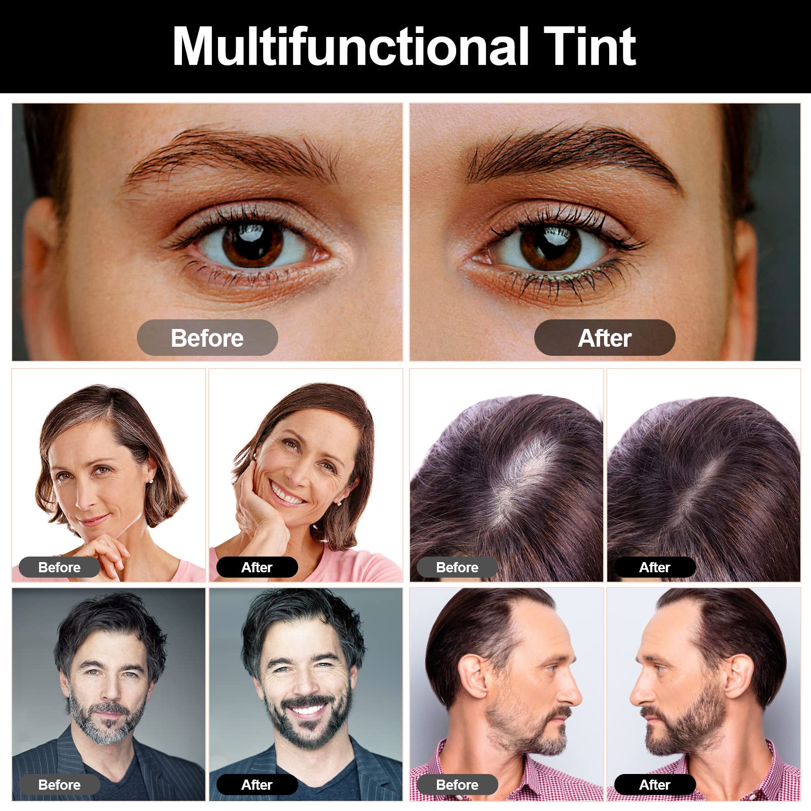 Duoffanny brow color tint for natural-looking definition.
