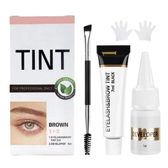 Duoffanny Lash Color Kit packaging for home use, showing the 2-in-1 tint set