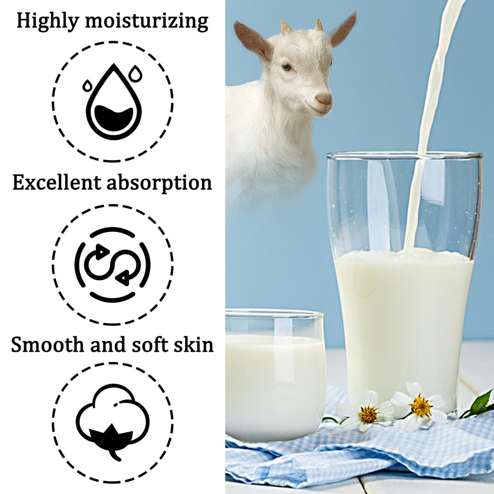 DuoZeng Goat Milk Body Wash foam spreads evenly during application.