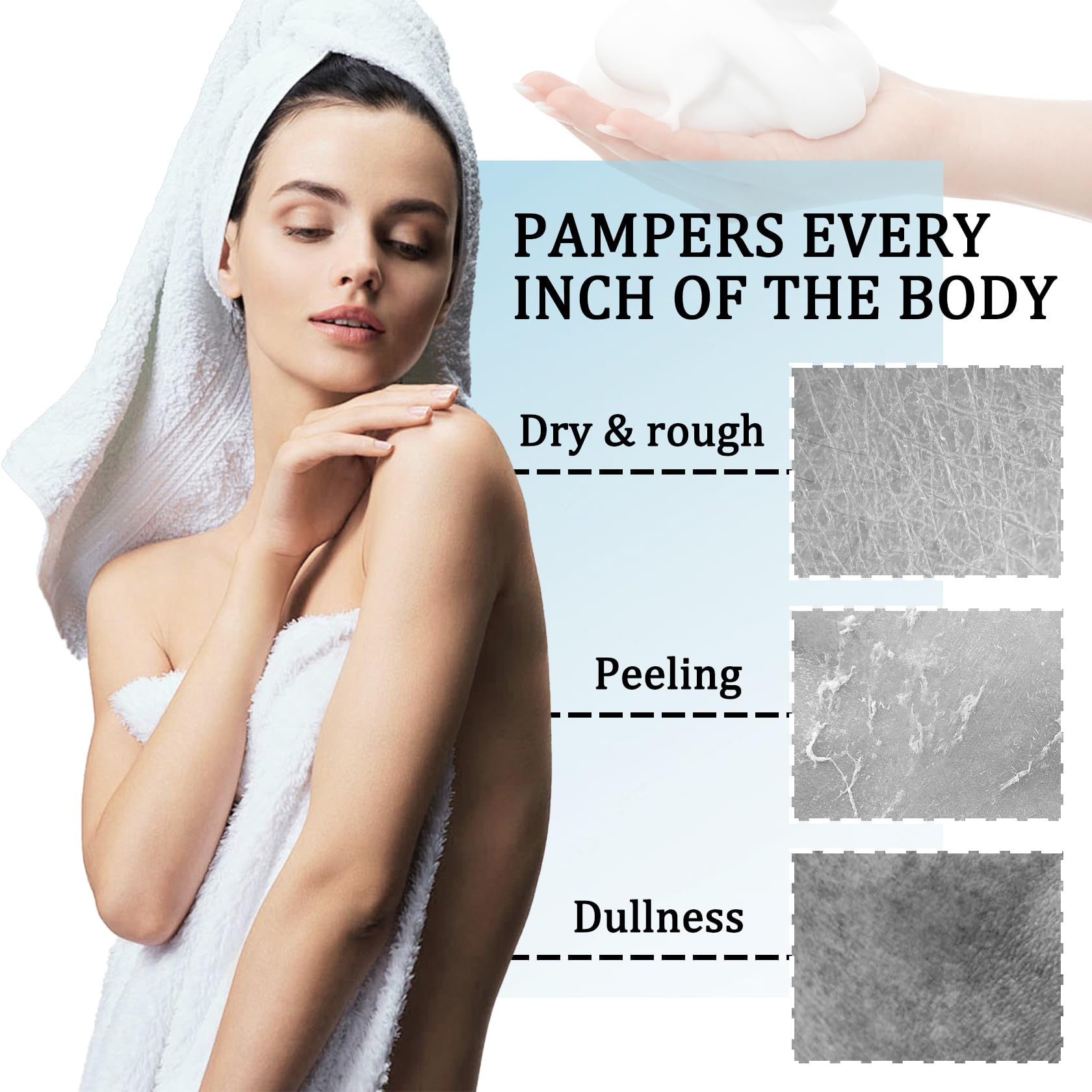 DuoZeng Goat Milk Body Wash distinctive scent enhances your shower.