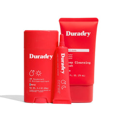 Duradry Barca antiperspirant stick in action provides long-lasting underarm protection