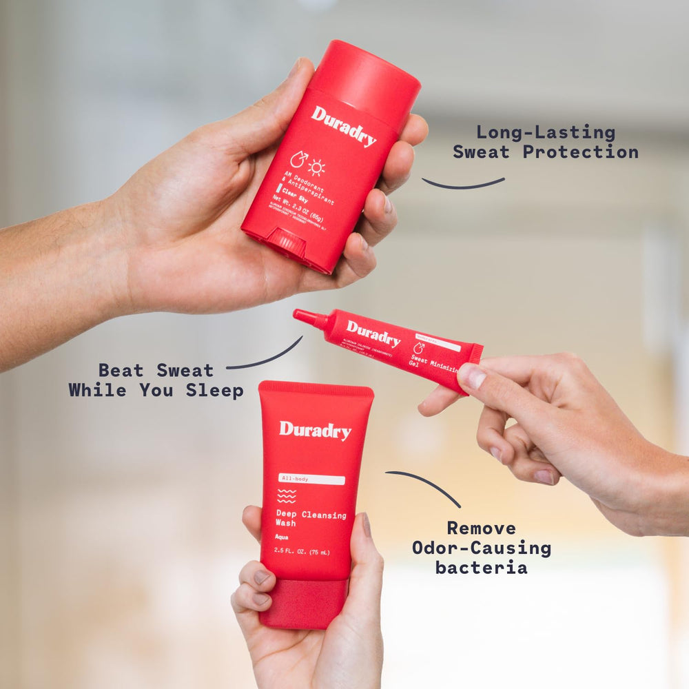 Duradry Barca close-up of antiperspirant-stick texture