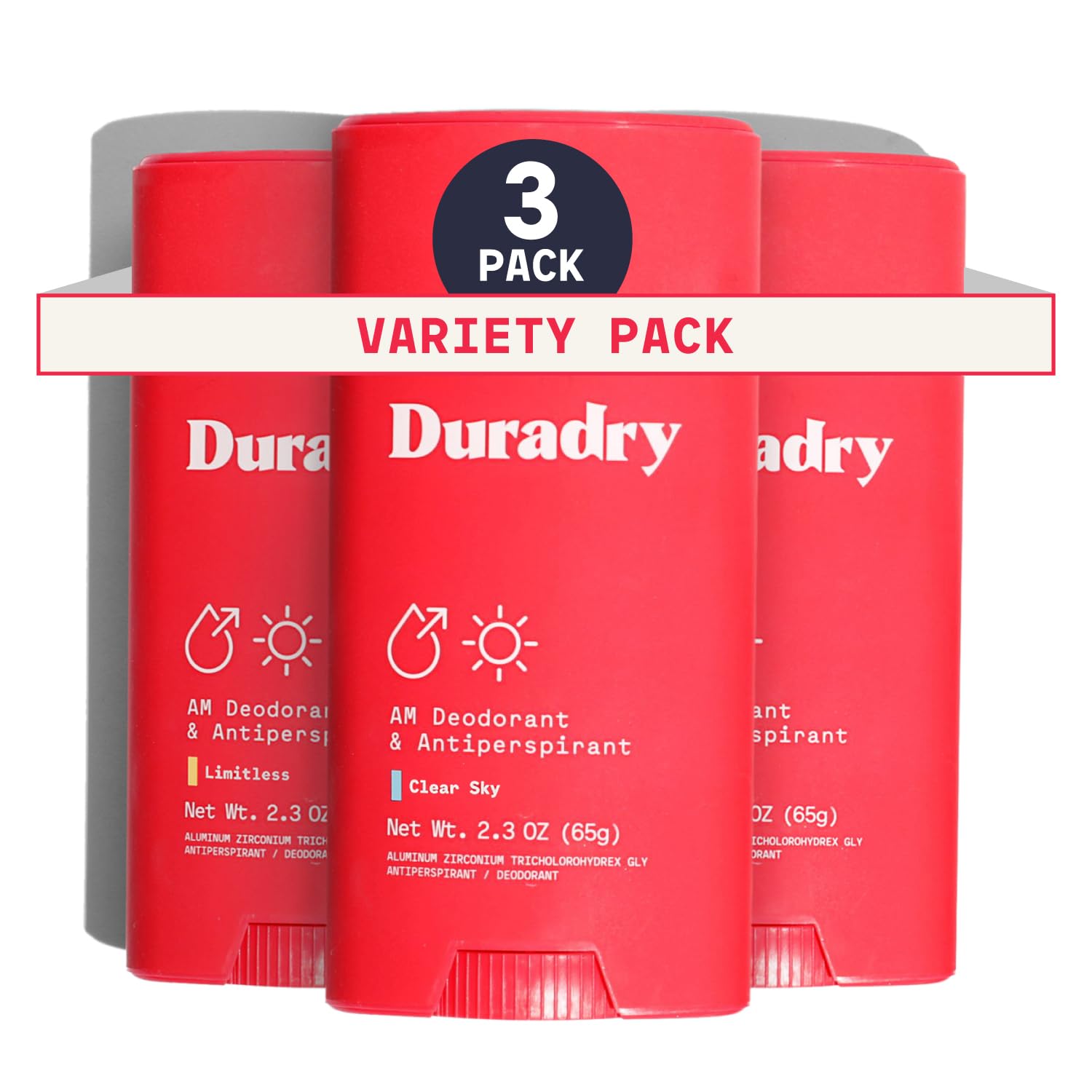 Duradry Barca scent antiperspirant stick delivers all-day protection.