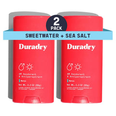 Duradry Barca SweetWater Sea Salt deodorant stick close-up for smooth application.