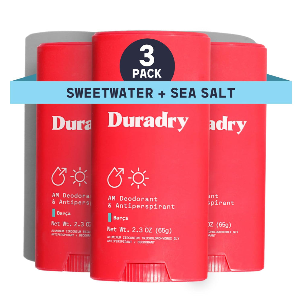 Duradry Barca underarms scent for long-lasting freshness.
