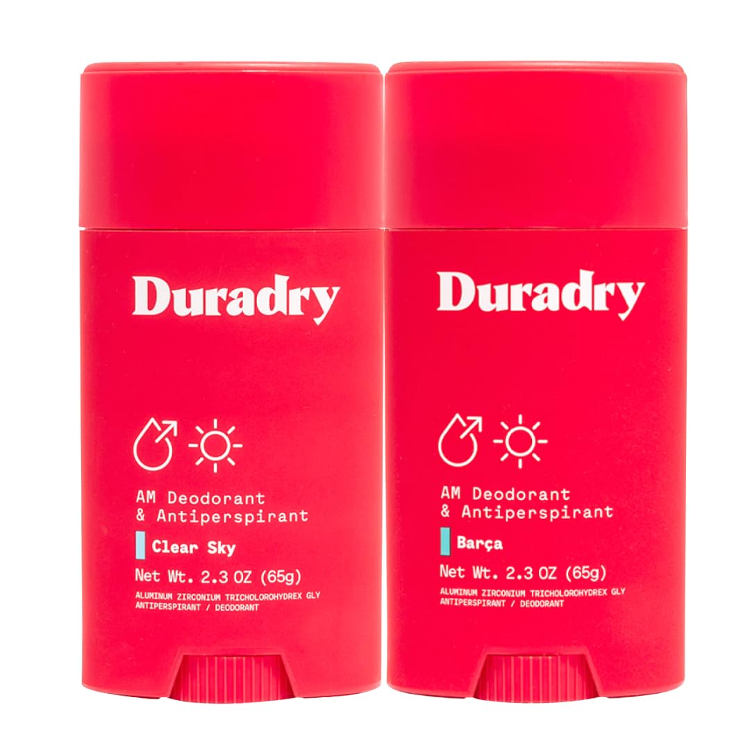 Duradry clinical-strength antiperspirant stick for all-day dryness and confidence.