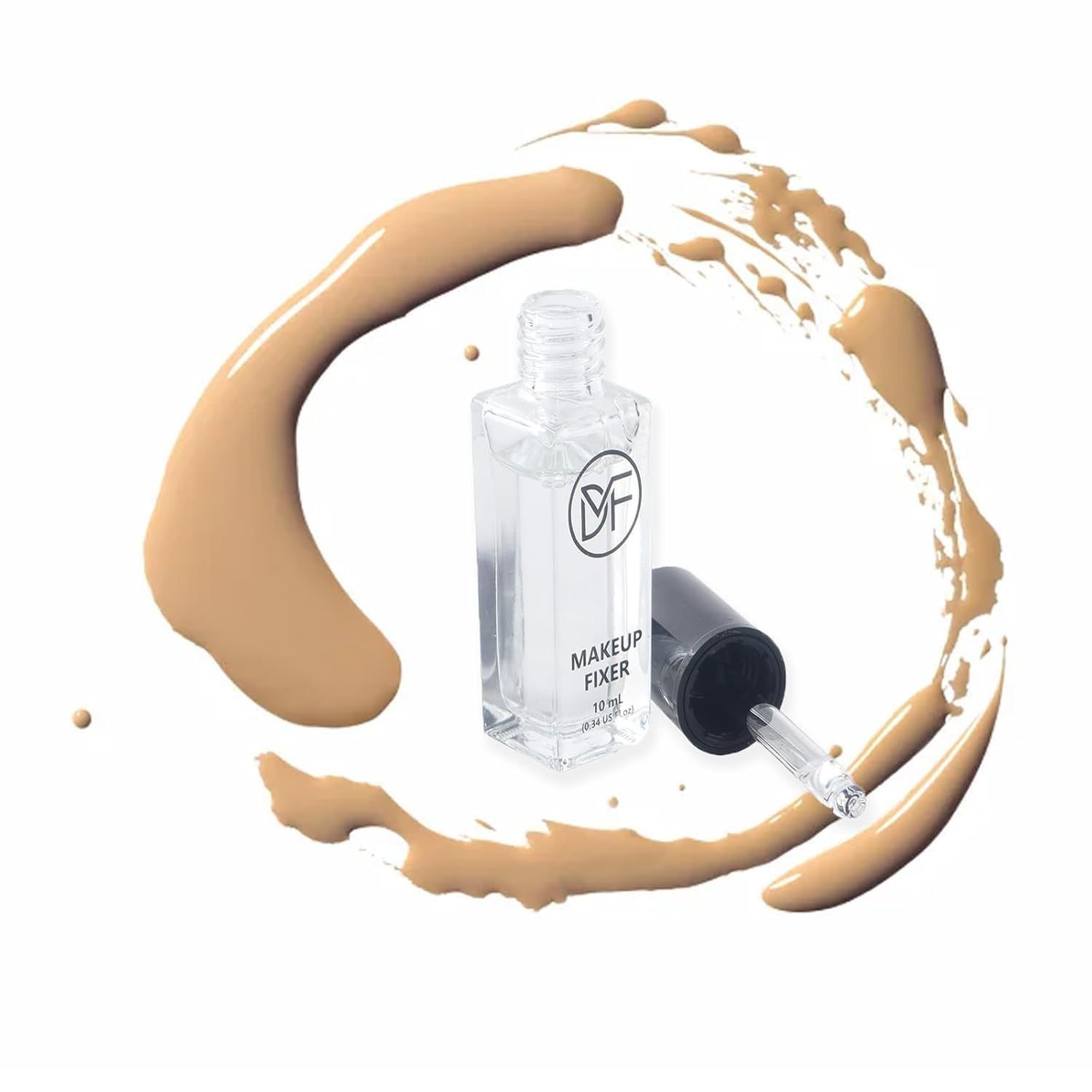 Duraline Makeup Fixer with waterproof pigment activation on eyeshadows and liners.