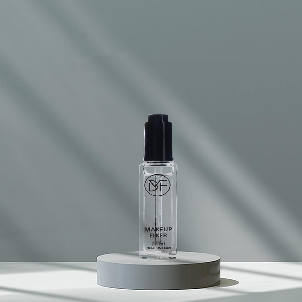 DuralineMakeupFixer mixing liquid drops for customized shade intensity