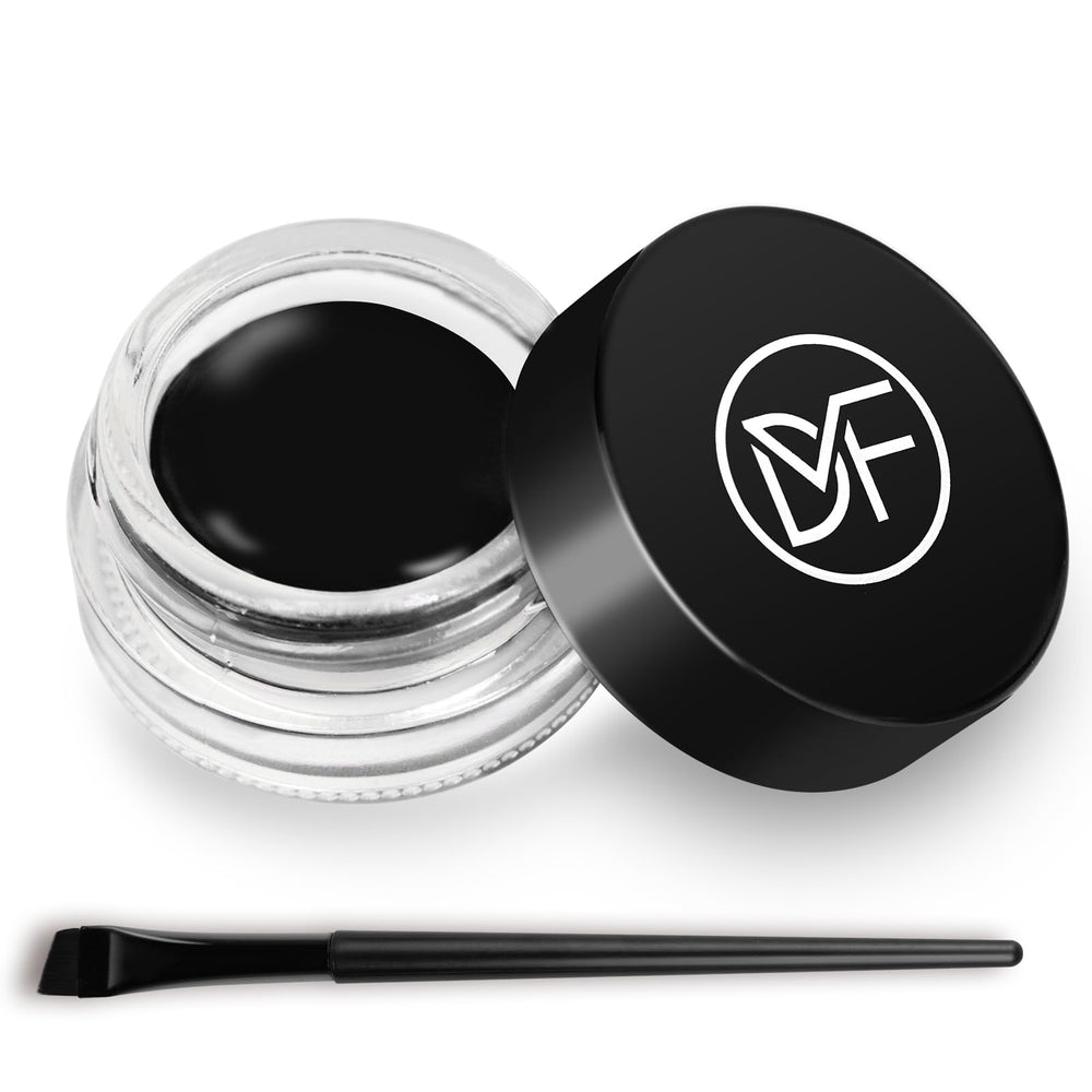 DuralineMakeupFixer eyeliner gel set packaging front view with sleek design.