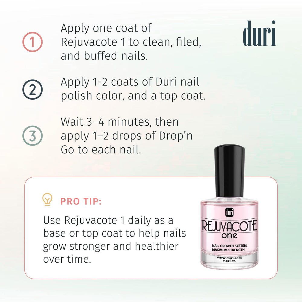 duri nails after seven days showing improved finish and protection