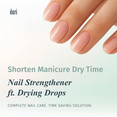 duri Rejuvacote 1 top coat applied to seal and protect nails