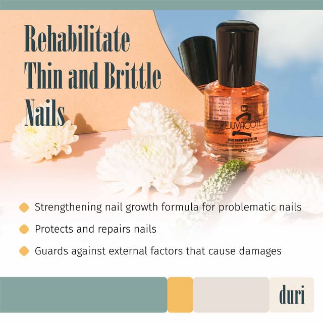 Duri Rejuvacote 2 cap close-up for precise top coat layering.