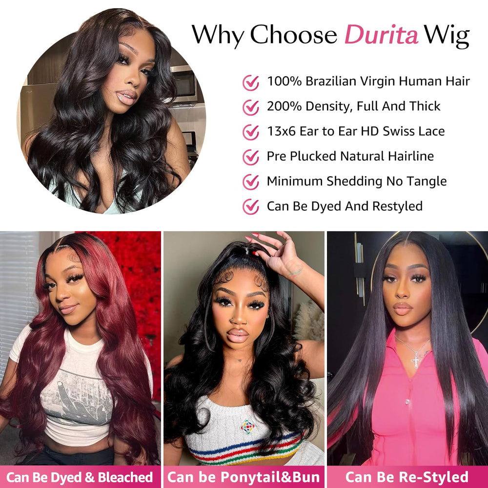 Durita virgin Brazilian human hair ready for styling and color.