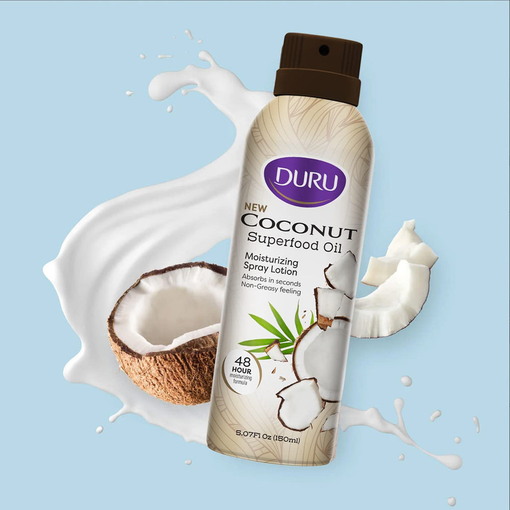 Duru light tropical coconut fragrance adds freshness without overwhelming senses.