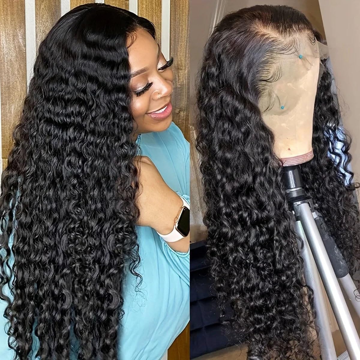 Durya pre-plucked lace front wig for quick, ready-to-wear styling.