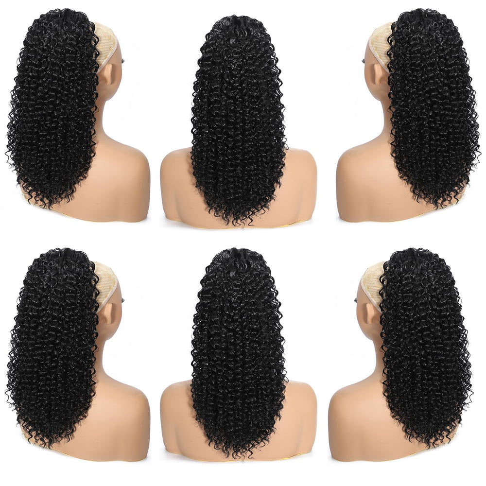 DUTIKA Curly Drawstring Ponytail packaging and color 1B.