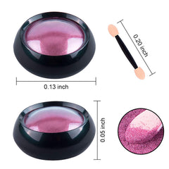 Duufin 14-color chrome nail powder range for creative nail art.