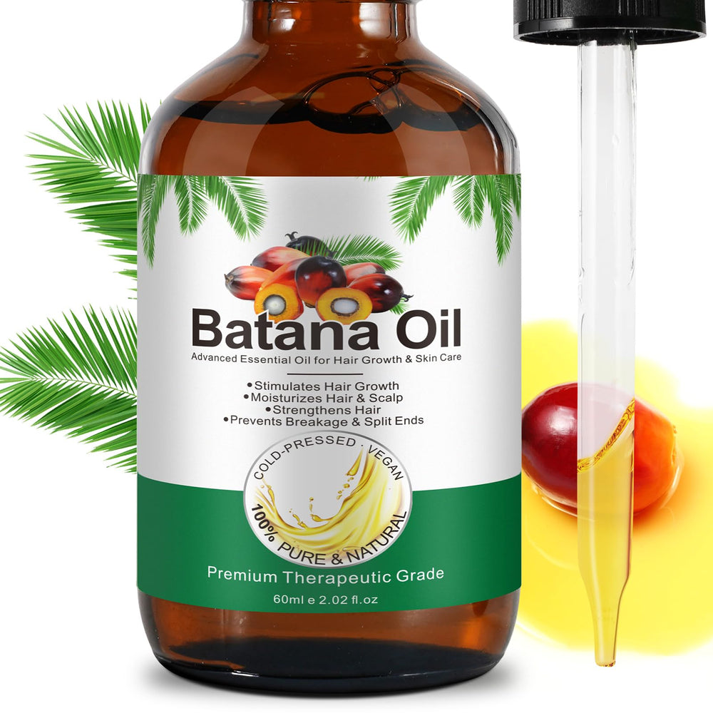 Dvoevivh Batana Oil scalp application demonstrates deep conditioning for the scalp.