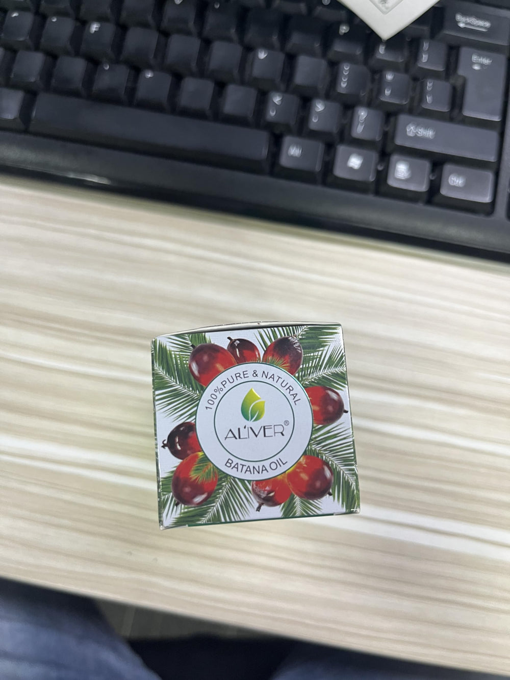 Batana Oil as a multi-use moisturizer for dry skin areas.