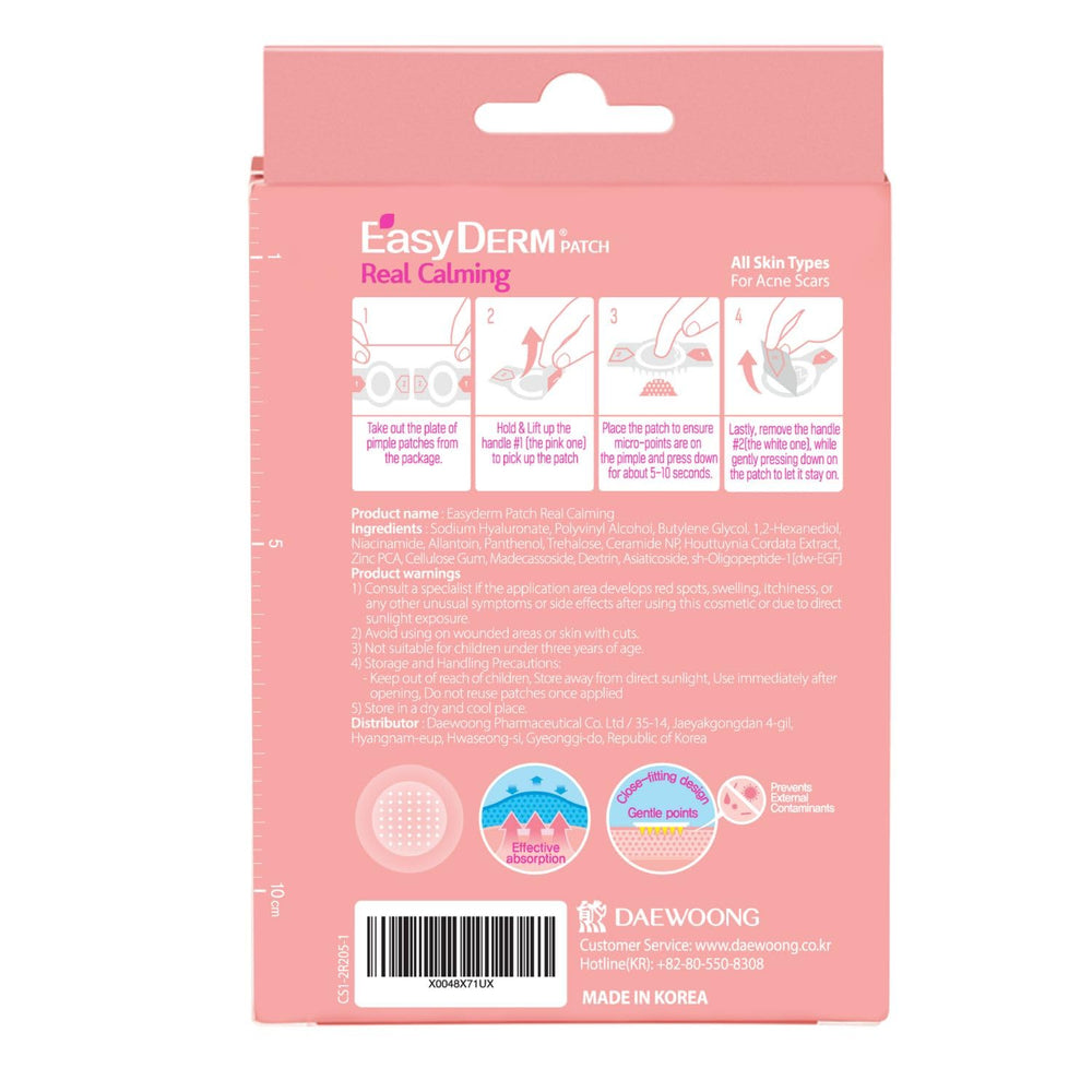 DWEasyDerm 6-count pack showing convenient daily use.