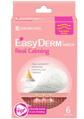 DWEasyDerm Real Calming Microdart Patches pack shot for quick, discrete blemish relief.