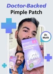 DWEasyDerm soothing ampoule included to prep skin before patch application.