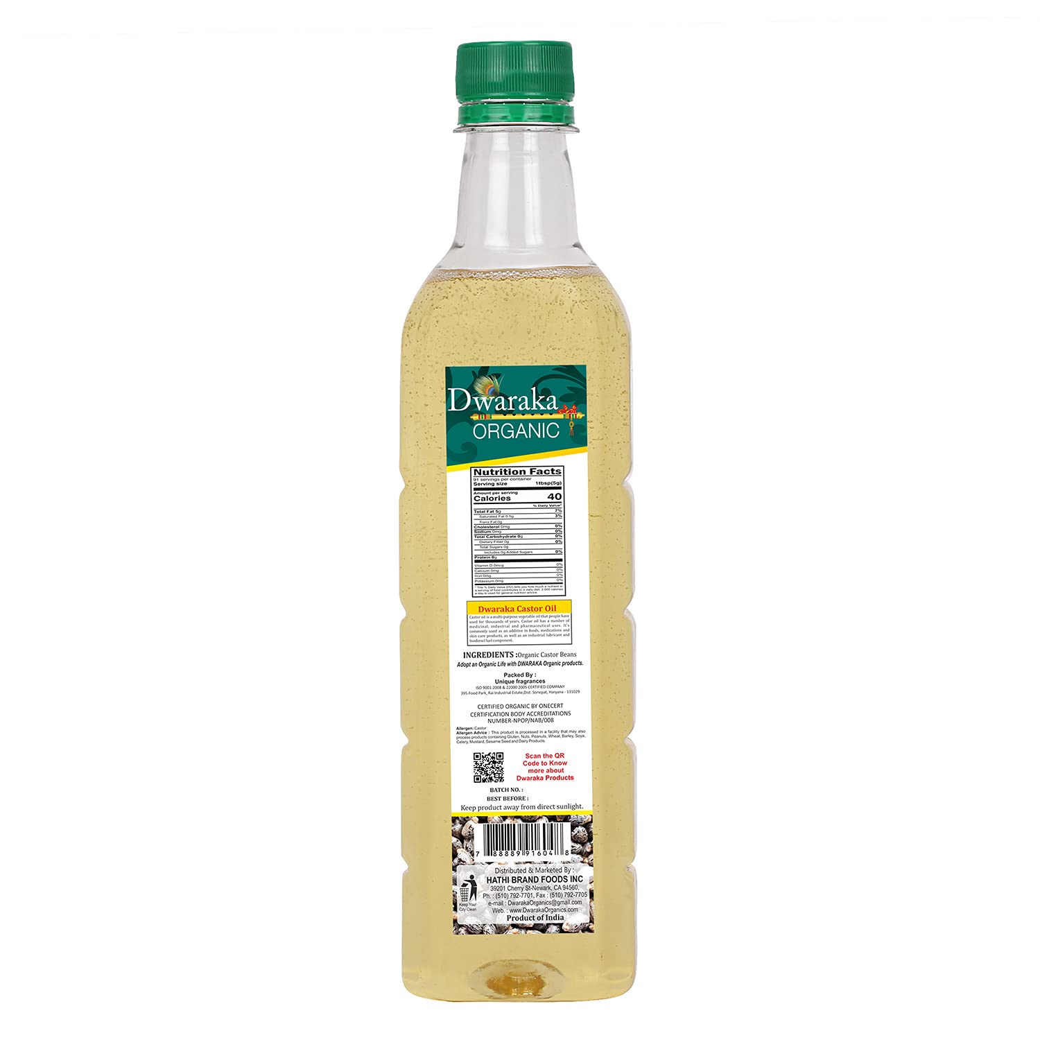 Dwaraka Castor Oil hair-growth image demonstrates root nourishment and thicker-looking strands.