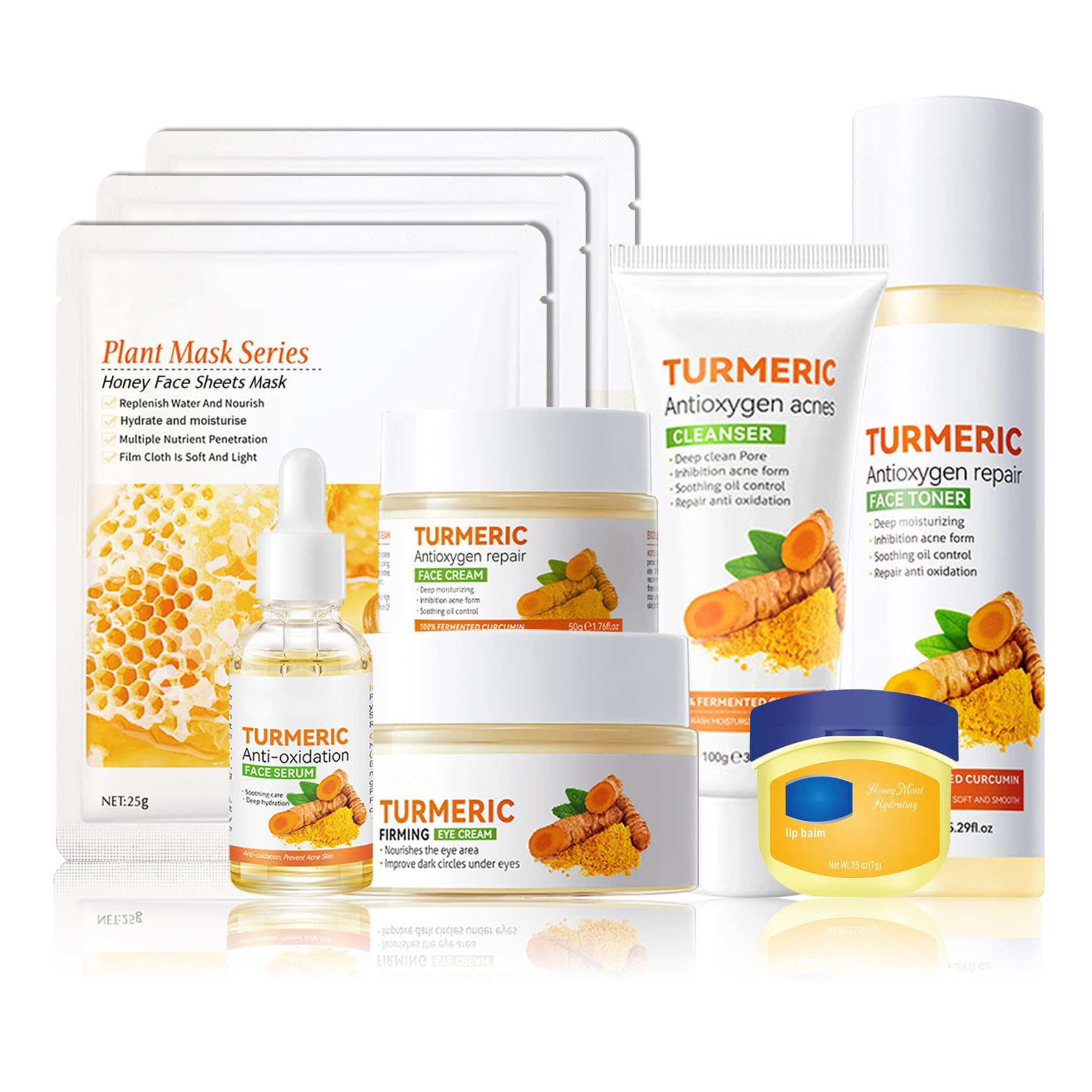 DWDiWen turmeric face cleanser bottle for daily cleansing and skin refresh