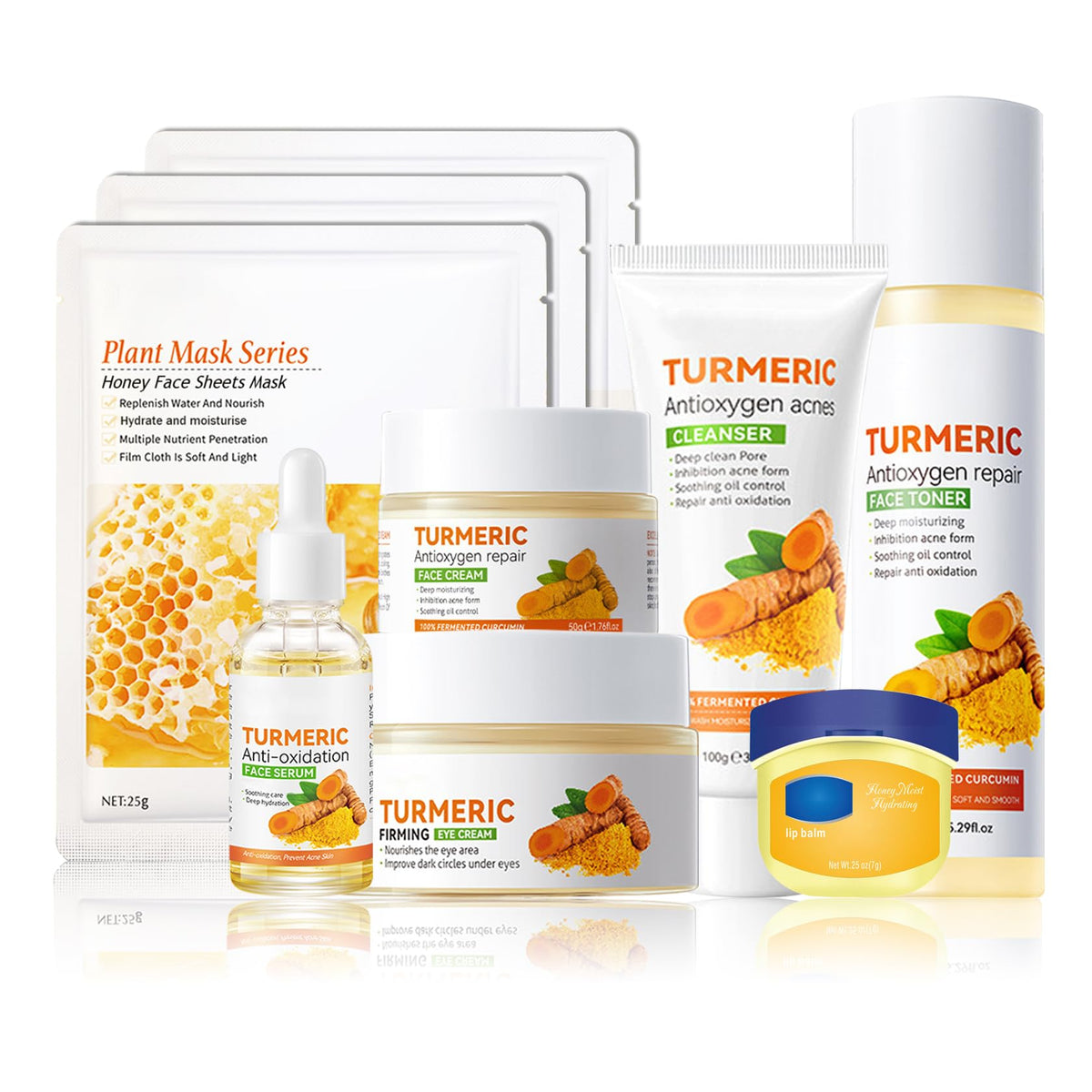 DWDiWen turmeric face cleanser bottle for daily cleansing and skin refresh