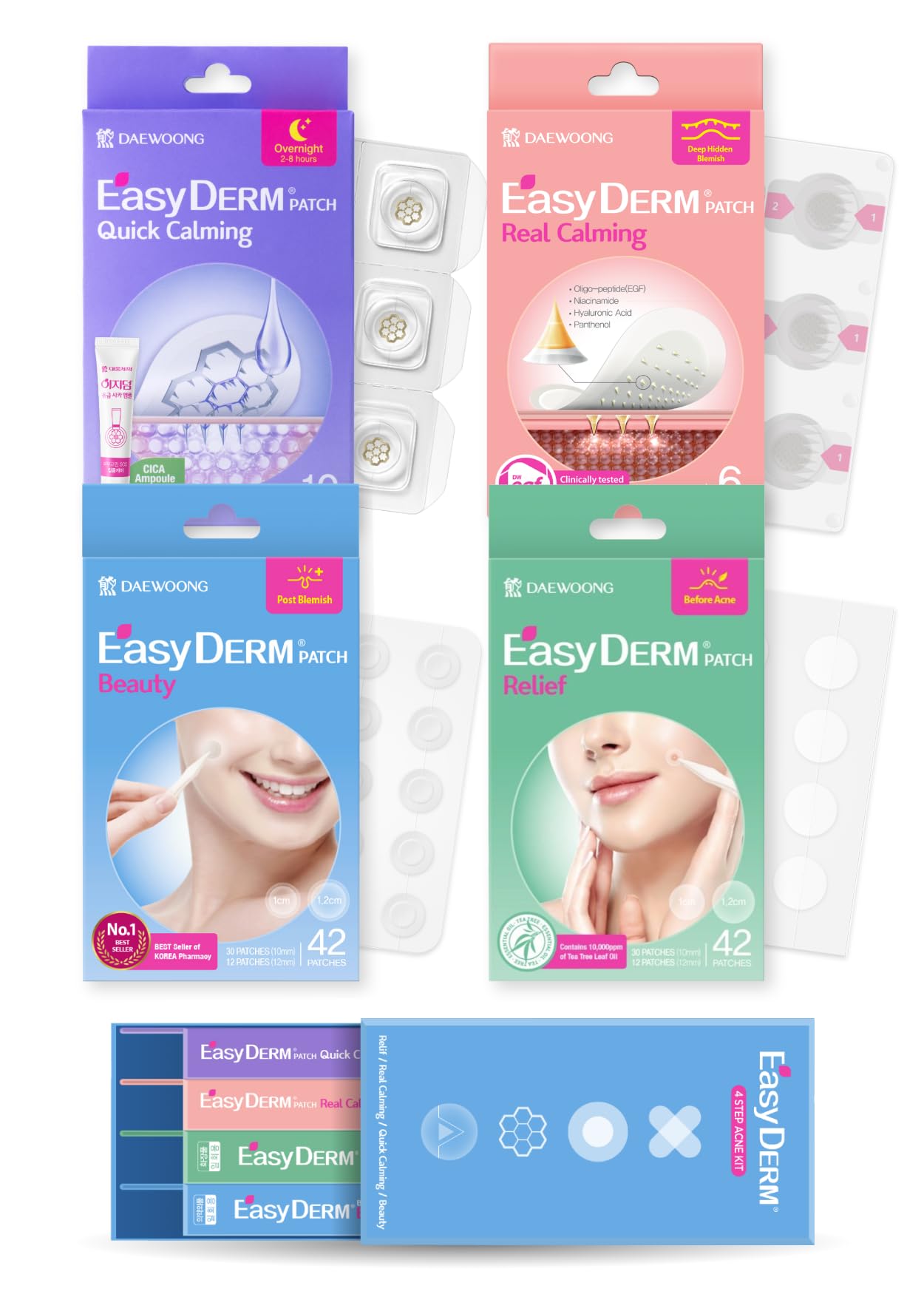 DWEasyDerm Easyderm patch gift set unboxing visuals demonstrating convenient gift and discreet wear