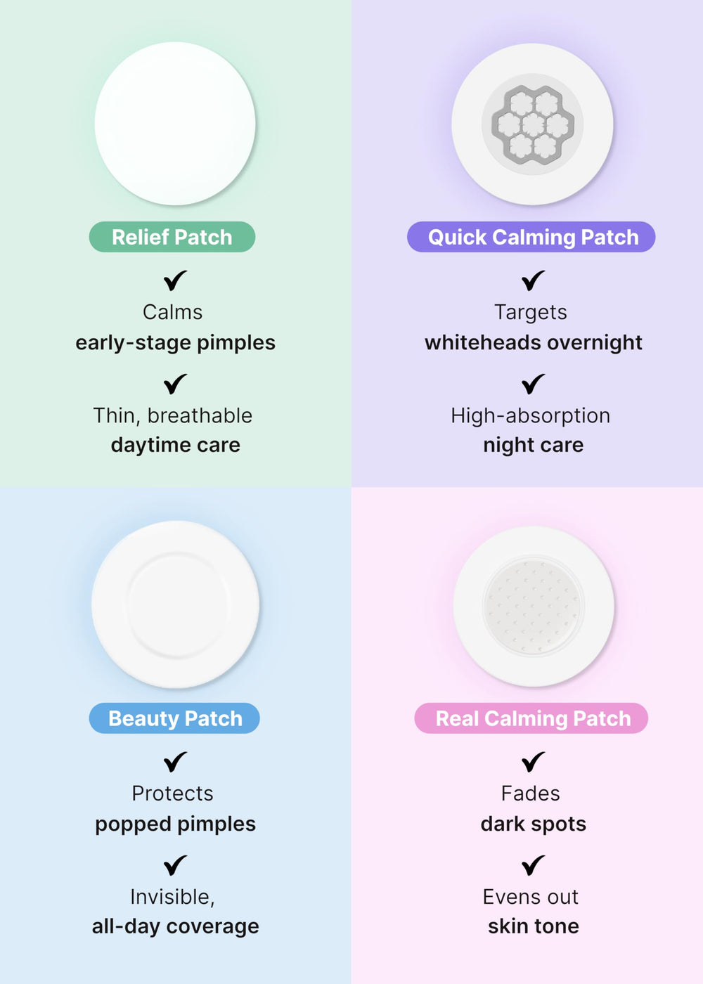 DWEasyDerm Easyderm patch thin transparent design blends with skin