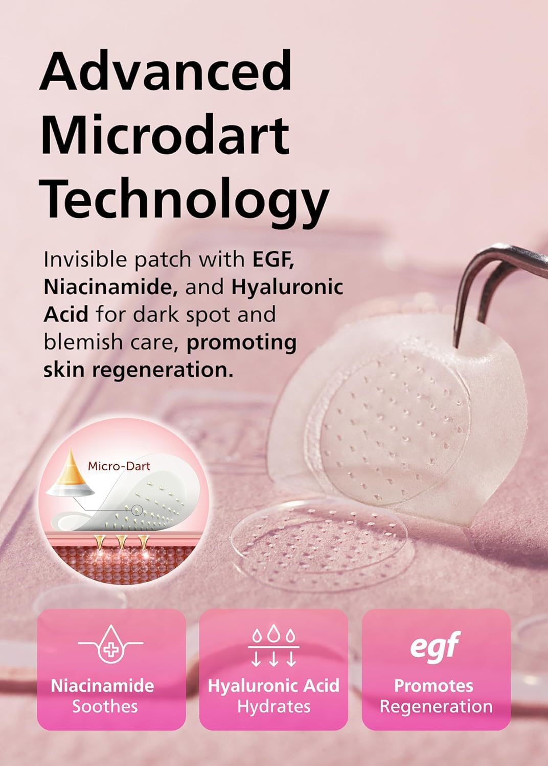 DWEasyDerm EGF supports gentle skin recovery after a breakout.