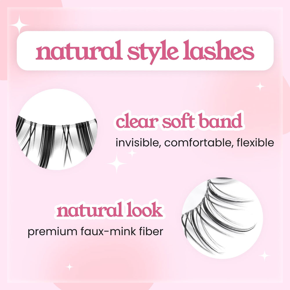 DX Grandway LK02 close-up reveals natural wispy texture for daily wear.