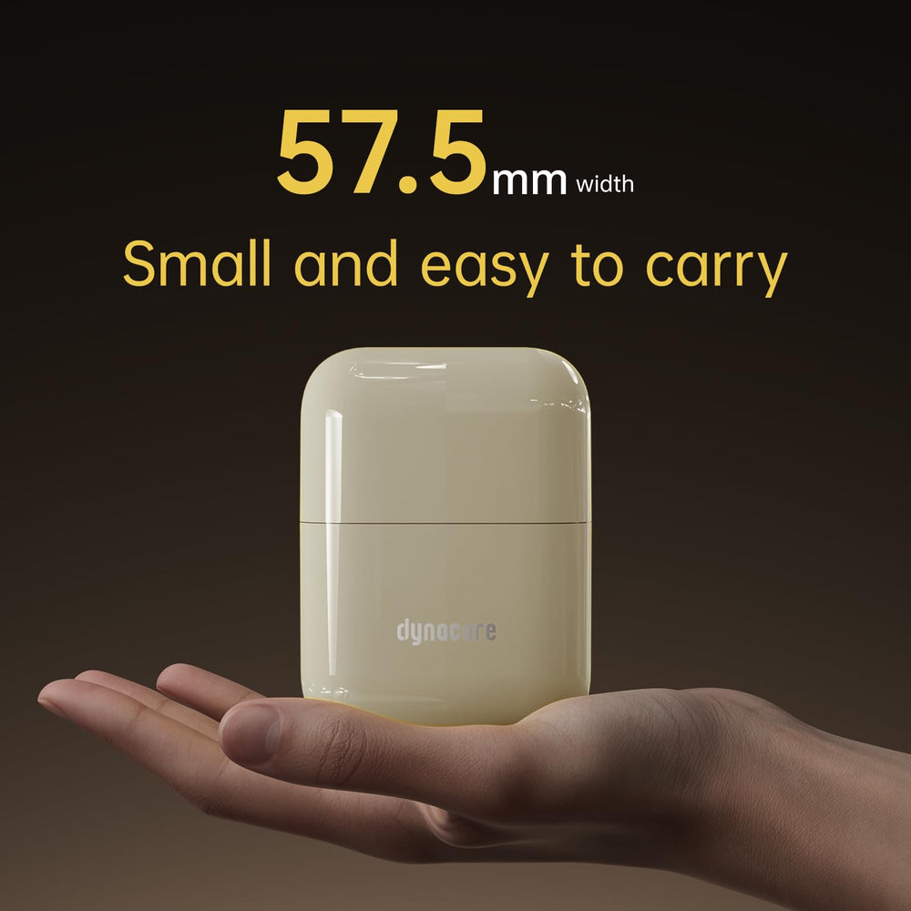 DynaCare compact mini razor fits pockets and bags for easy travel.