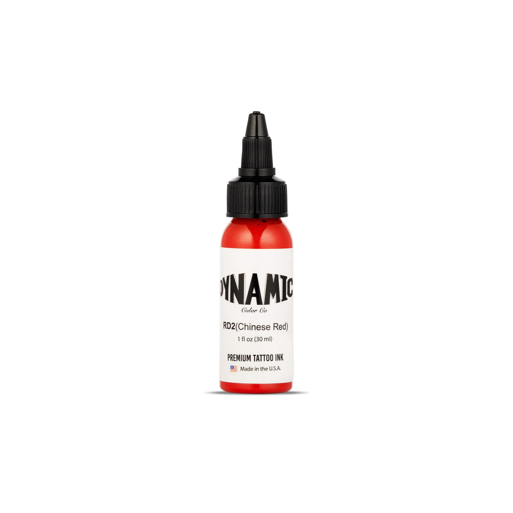 Dynamic Color Co Fire Red 1oz bottle ideal for vibrant shading