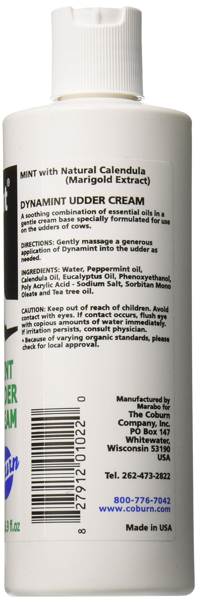 Dynamint Udder Cream texture close-up showing non-greasy glide for quick, comfortable application.