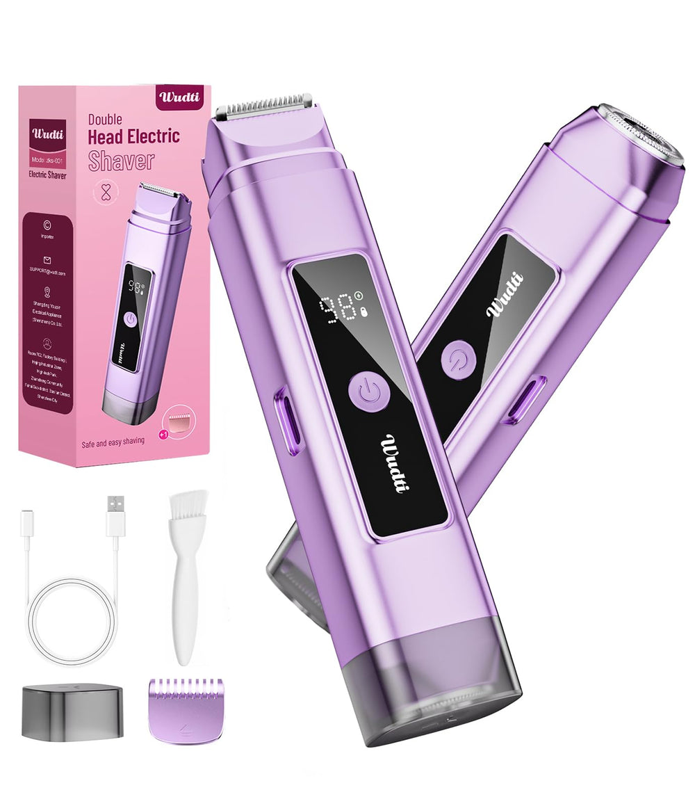 Dynooper bikini trimmer front view for precise grooming on curves.