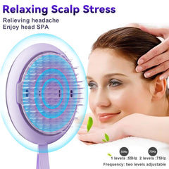 DYUHOOAO built-in anion device close-up highlights refreshing scalp care.