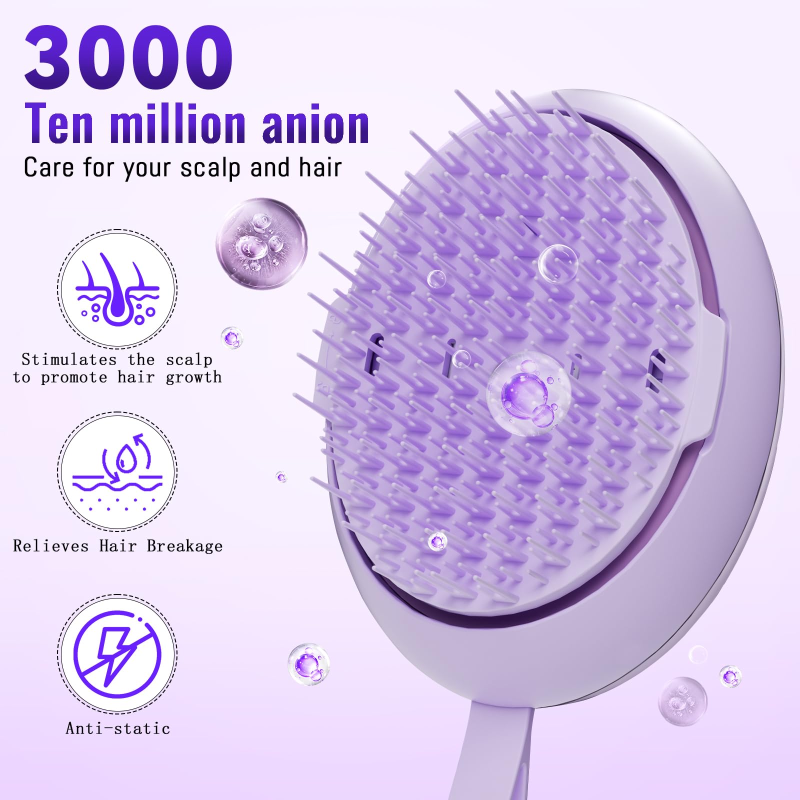 DYUHOOAO scalp massager easy-disassembly for simple cleaning