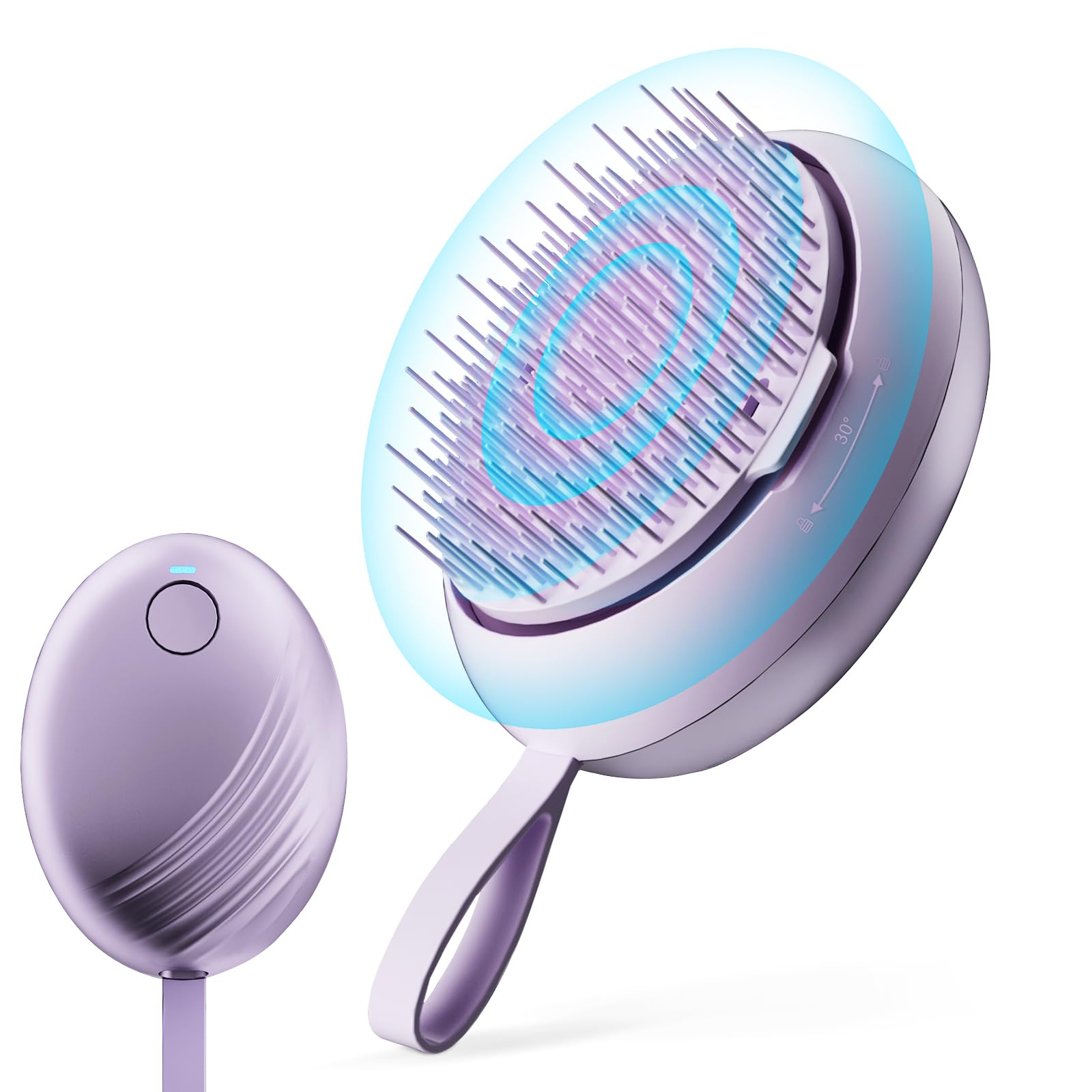 DYUHOOAO scalp massager purple front view for relaxing head massage