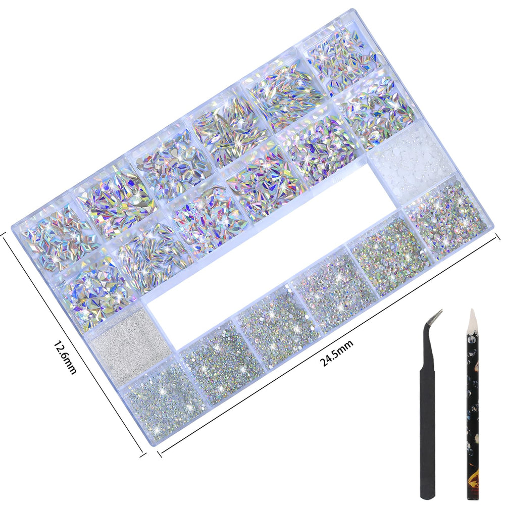 DZHILHMX Nail art tweezer—precise placement