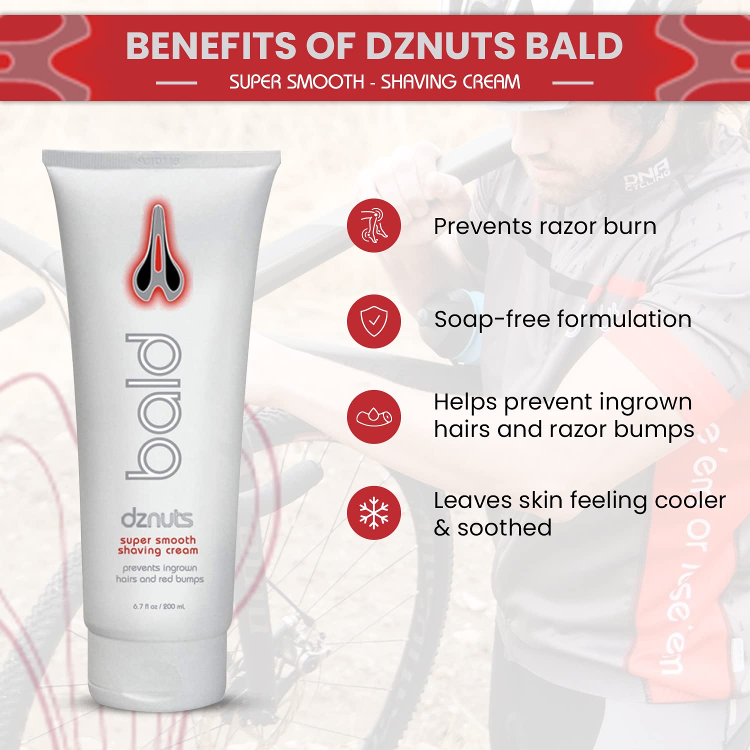 Athlete tested credibility on European cycling roads with Dznuts
