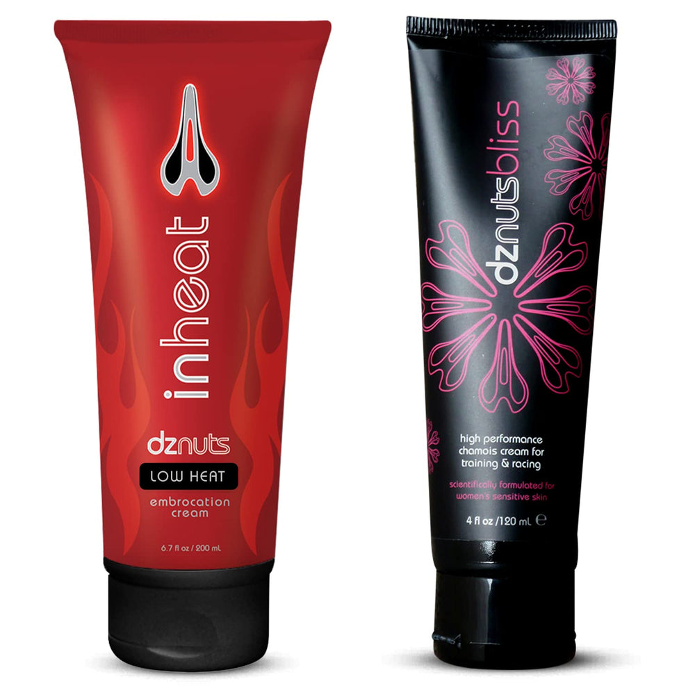dznuts Women’s Bliss Chamois Cream bottle for cycling chafe protection