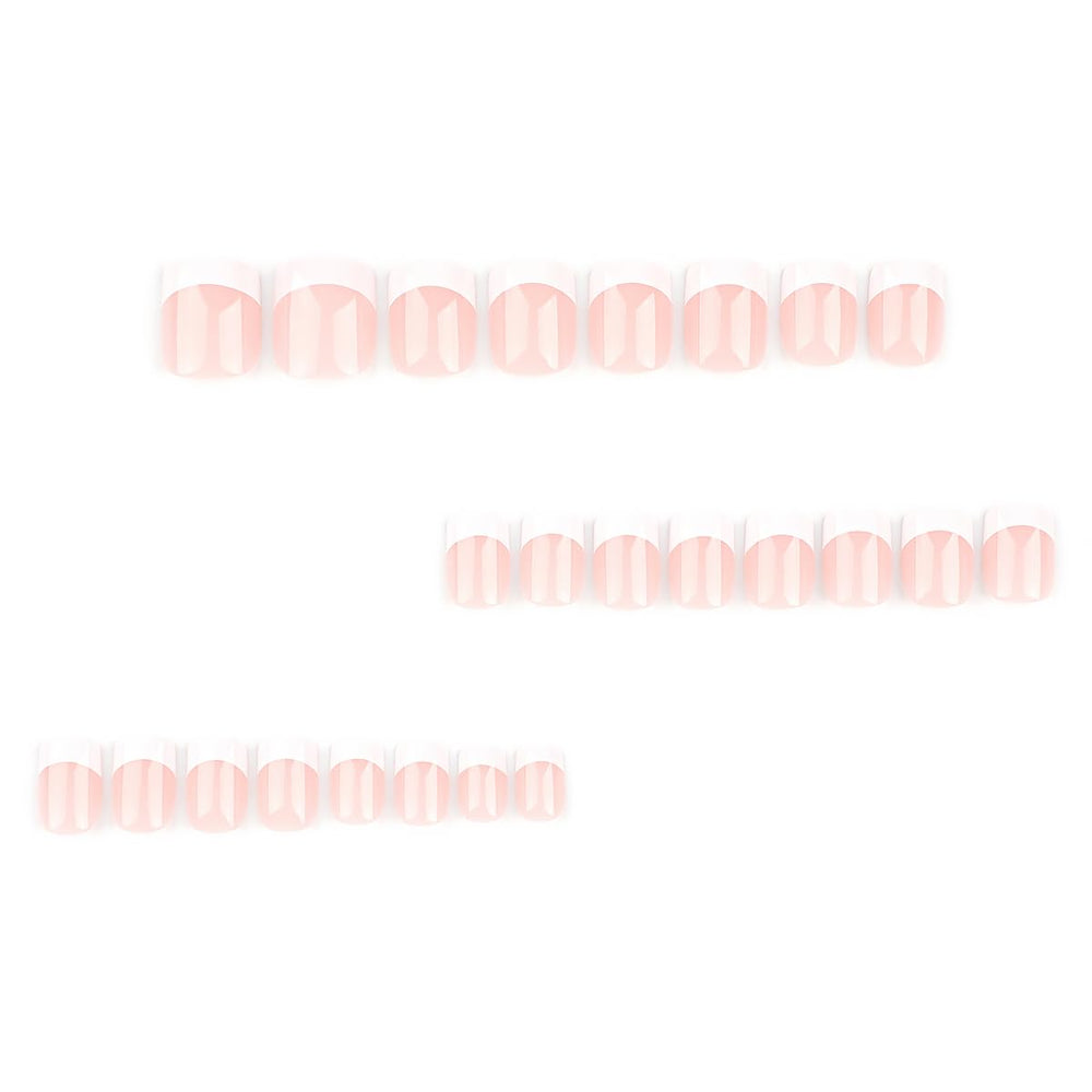 DZPGUONIZ 24-piece acrylic nail set for quick DIY manicures.