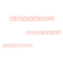 DZPGUONIZ 24-piece acrylic nail set for quick DIY manicures.