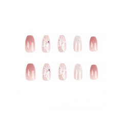 DZPGUONIZ coffin-shaped nails for a modern manicure.