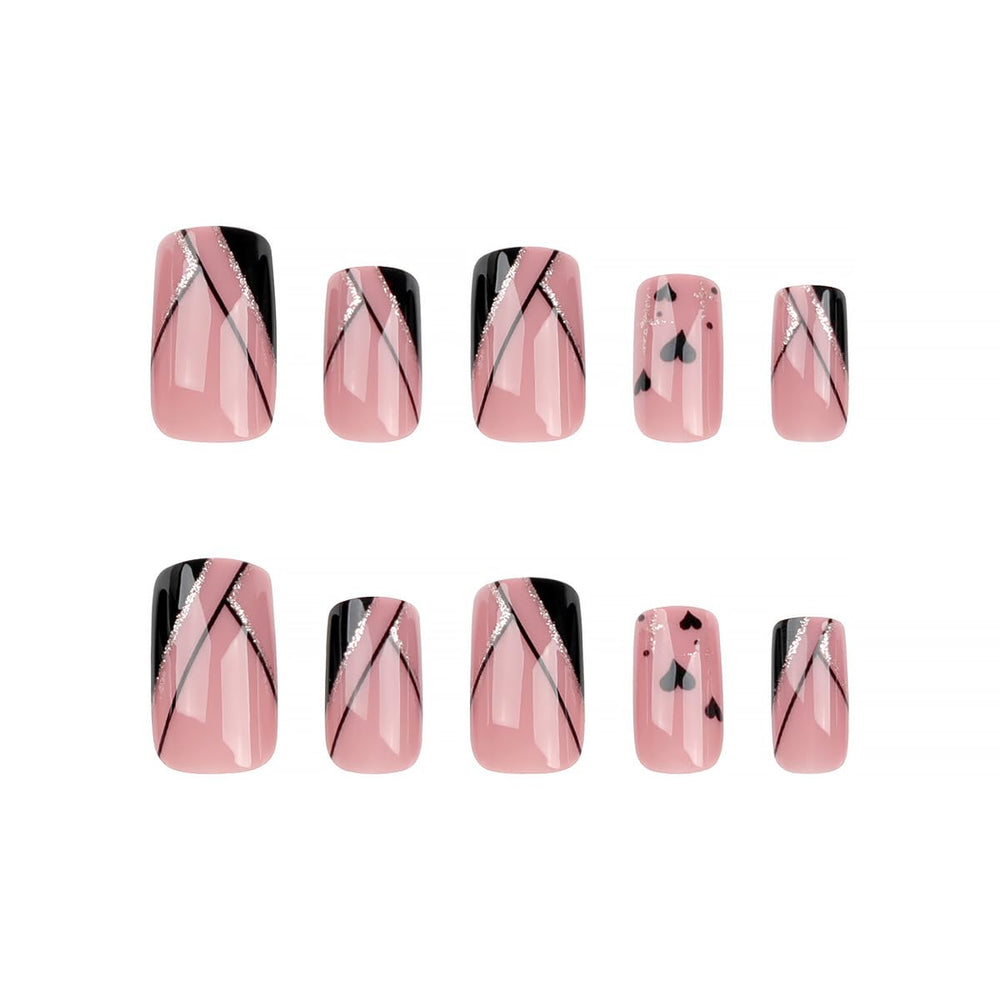DZPGUONIZ full cover glue on nails for easy DIY nail art