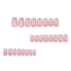 DZPGUONIZ medium square nails ready for DIY manicure