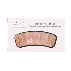 DZPGUONIZ pink flower design nails for romantic finishes.
